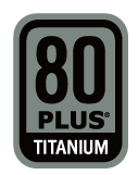 80Plus Titanium認証 の高効率電源